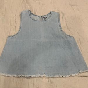 Denim tank top